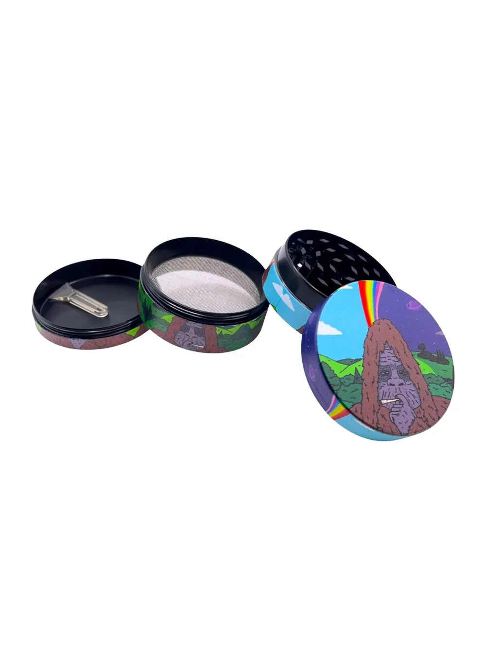 1/2 pcs Gorrila Herb Spice Grinder Rolling Tray